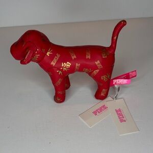 PINK Victorias Secret rare red China plush dog